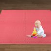 Bopeep Kids Play Mat Floor Baby Crawling Mats Foldable Waterproof Carpet Red