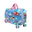 BoPeep Kids Ride On Suitcase Children Travel Luggage Carry Bag Trolley Cars