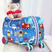 BoPeep Kids Ride On Suitcase Children Travel Luggage Carry Bag Trolley Cars