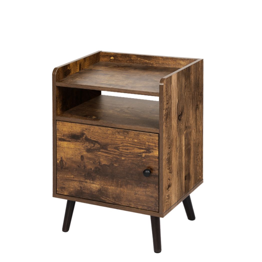 Levede Bedside Tables Drawers Side Table Wood Nightstand Storage Cabinet Bedroom