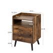 Levede Bedside Tables Drawers Side Table Wood Nightstand Storage Cabinet Bedroom