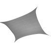 Mountview Sun Shade Sail Cloth Canopy Rectangle Outdoor Awning Cover Grey 3x3M