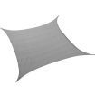 Mountview Sun Shade Sail Cloth Canopy Rectangle Outdoor Awning Cover Grey 5x5M