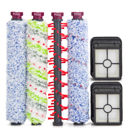 Brush Roller Filters Set 2306A 1785A Replacements Compatible Bissell Crosswave 1785 2306 2551 Series Wet Dry Vacuum Cleaner Cleaning Maintenance Kit Efficient