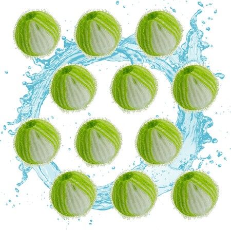 Pet Hair Remover for Laundry, 12 Pack Reusable Lint Remover, Hair Catcher for Washing Machine, Washing Balls for Clothes for Dogs, Cats, Pets