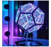 Infinite Dodecahedron Color Art Light