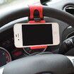 Car Steering Wheel Mount Mobile Holder