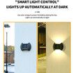 Automatic Light Sensor 8led Solar Lamp Balcony Up and Down Wall Light - 1Pack  Warm Light