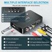 Bluetooth 5.0 Receiver Transmitter FM Stereo AUX 3.5mm Jack RCA Wireless NFC Bluetooth Audio Adapter for TV PC Headphone