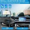 Bluetooth 5.0 Receiver Transmitter FM Stereo AUX 3.5mm Jack RCA Wireless NFC Bluetooth Audio Adapter for TV PC Headphone