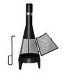 126CM Fire Pit Chiminea Chimney Fireplace Brazier Outdoor Portable Patio Heater