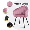 Luxsuite Armchair Lounge Chair Accent Dining Velvet Single Sofa Modern Furniture Pink