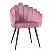 Luxsuite Armchair Lounge Chair Accent Dining Velvet Single Sofa Modern Furniture Pink