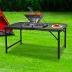 Levede Grill Table BBQ Camping Tables Outdoor Foldable Aluminium Portable Picnic L