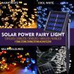 52M 500LED String Solar Powered Fairy Lights Garden Christmas Decor Warm White