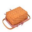 Picnic Basket Wicker Baskets Outdoor Deluxe Gift Storage Person Storage Carry