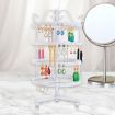 Earring Holder Stand Jewelry Display Hanging Rack Storage Metal Organizer 4 Tier White