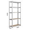 1.8x0.9M Warehouse Shelving Racking Steel Pallet Garage Shelves Storage Rack