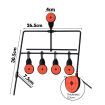 Shooting Target Metal Splatter Small