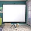 120 Inch Projector Screen Tripod Stand Home Outdoor Screens Cinema Portable HD3D