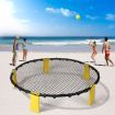 Spikeball Kit Spike Ball Set Outdoor Game Garden Beach Net Mini Volleyball Sport