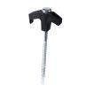 20Pcs Tent Pegs Heavy Duty Screw Steel In Ground Camping Stakes Outdoor Canopy