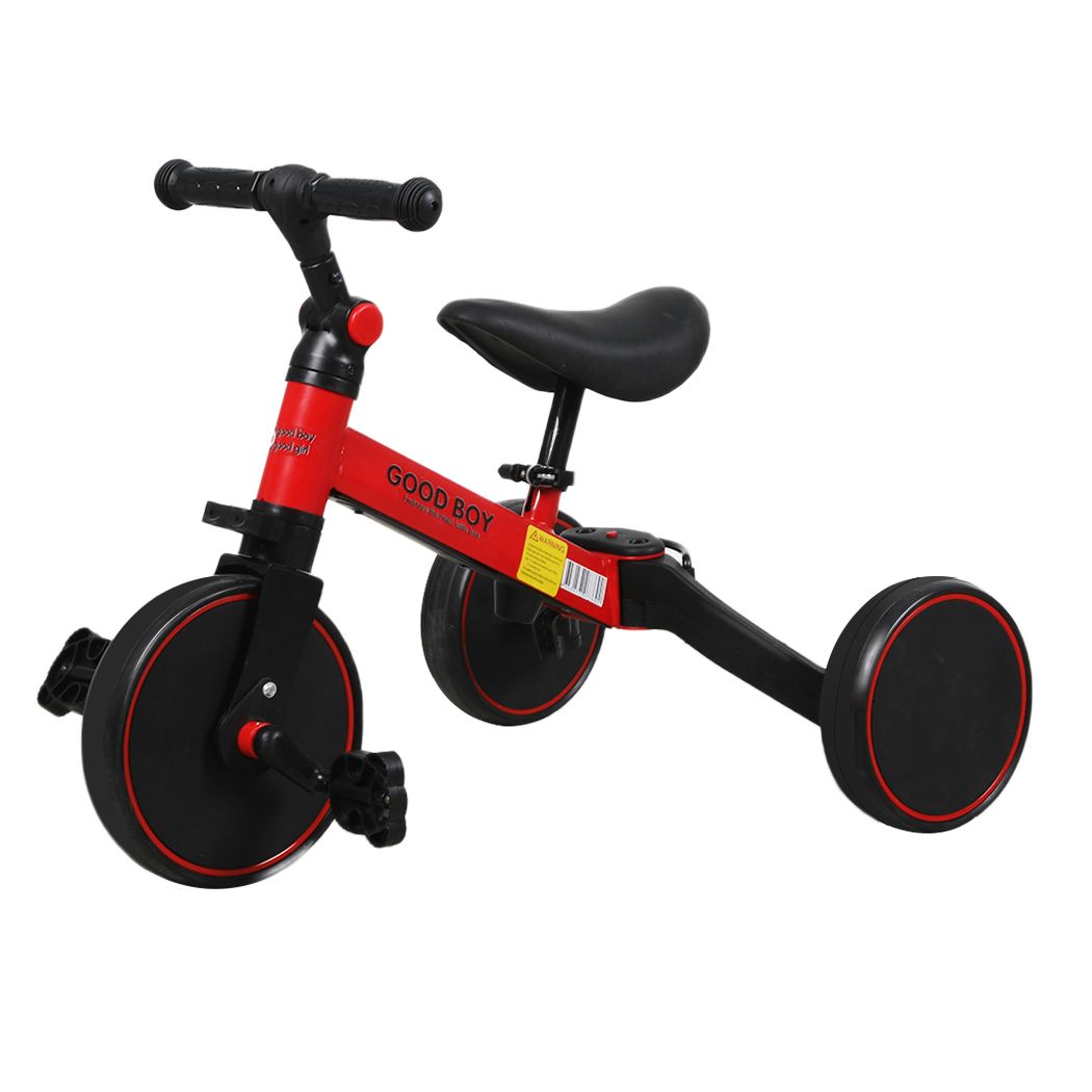 BoPeep 3in1 Kids Tricycle Toddler Balance Bike Ride on Toys Toddler Push Trike