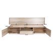 Levede TV Cabinet Entertainment Unit Stand RGB LED Furniture Wooden Shelf 180cm