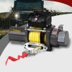 5443kgs Electric Winch Wireless Control 12V with Synthetic Rope