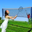 4M Badminton Volleyball Tennis Net Portable Sports Set Stand Beach Backyards