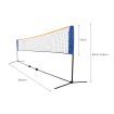 5M Badminton Volleyball Tennis Net Portable Sports Set Stand Beach Backyards