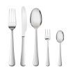 Tableware Cutlery Set Stainless Steel Knife Fork Spoon Kitchen Child Silver 60PC