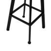 4x Bar Stool Kitchen Wooden Metal