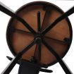 4x Bar Stool Kitchen Wooden Metal