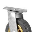 Castor Wheels Heavy Duty 4X 6" 150mm Swivel Silent Caster 2 Brakes 1000KG Load