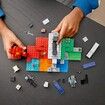 Minecraft The Ruined Portal Building Kit for Kids, Includes Steve and a Wither Skeleton,(404 Pieces)