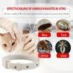 Adjustable Cats Necklet Accessories Anti Mosquito Flea Collar Insect Repellent Long Term Protection (4pack)