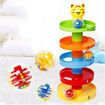 5 Layer With 3 Balls Drop Roll Swirling Tower for Baby Toddler Development Educational Toys