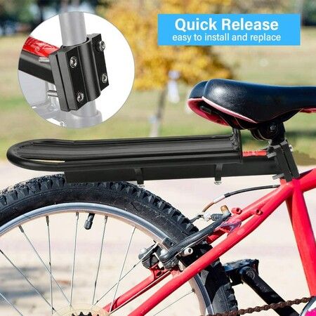 Rear Bike Rack, BicycleStore Luggage Cargo Touring Seat Post Racks Cycling Carrier Mount 20lbs Capacity