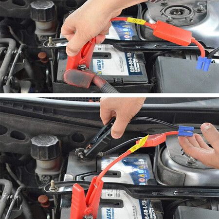 EC5 Booster Jumper Cables Automotive Replacement Jump Starter EC5 Emergency Connector Alligator Clip to EC5 Cable for 12V Portable Jump Starter