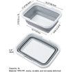 Collapsible Sink Set of 2 for Dishwashing, Camping, Hiking and Home