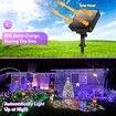 4-Pack 160FT 400 LED Solar String Lights Outdoor, Waterproof Solar Fairy Lights with 8 Lighting Modes, Solar Outdoor Lights for Tree Christmas Wedding Party Decorations Garden Patio (Multi-Color)