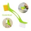 4 in 1 Value Pack Tile Grout Cleaner Brush with Nylon Bristles, Great Use for Deep Cleaning of Shower, Floors, Windows, Bathroom, Kitchen, Track