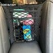 3 Layer Dog Car Barrier, Backseat Barrier for Dogs, Purse Holder for Car