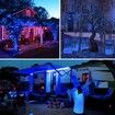 2-Pack 80FT 200 LED Solar String Lights Outdoor, Waterproof Solar Fairy Lights with 8 Lighting Modes, Solar Outdoor Lights for Tree Christmas Wedding Party Decorations Garden Patio (Blue)