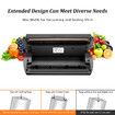 Maxkon 80Kpa Vacuum Sealer Food Packing Machine Packer Air Tight System Sliding Cutter with Storage Bags