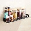 Kitchen Organizer Wall Mount Bracket Storage Rack Spice Jar Rack Cabinet Shelf Supplies