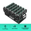 6GPU Mining Frame Rack Open Air Rig Case Graphics Card Holder Motherboard Bracket 