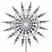 Unique And Magical Metal Windmill Outdoor Wind Spinners Wind Catchers Yard Patio Lwn Garden Decoration Jardineria Decoracion