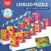 Kids Puzzles Toddlers Leveled Puzzles for Kids Age 3 Up,Toddlers Preschool Learning Jigsaw Puzzles,Large Piece Animal Puzzles for Toddlers Educational Toys, Cognitive Story Step 1